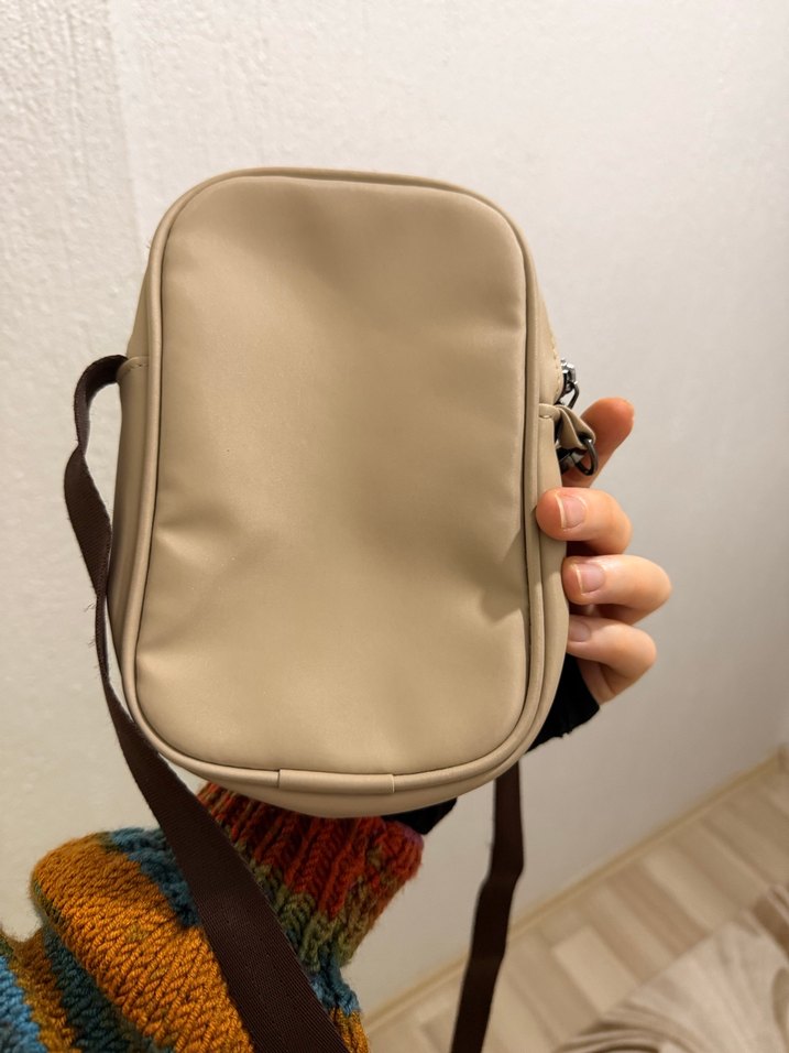 Bej Kahverengi Kadın Çapraz Çanta - Görsel 2