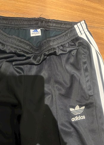 Adidas Siyah Bağcıklı Rahat Kesim Eşofman - Görsel 2