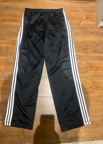 Adidas Siyah Bağcıklı Rahat Kesim Eşofman - Görsel 3