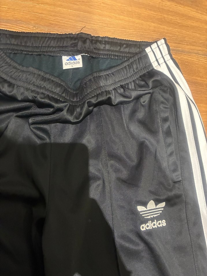 Adidas Siyah Bağcıklı Rahat Kesim Eşofman - Görsel 2