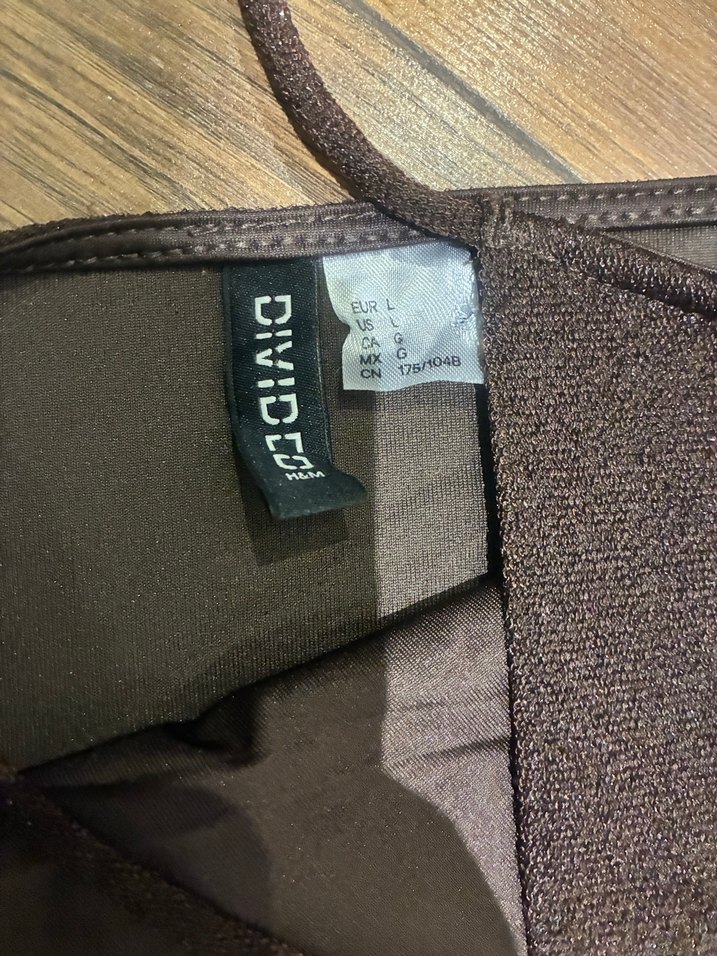 Drapeli Kahverengi Midi Abiye Elbise - Görsel 3