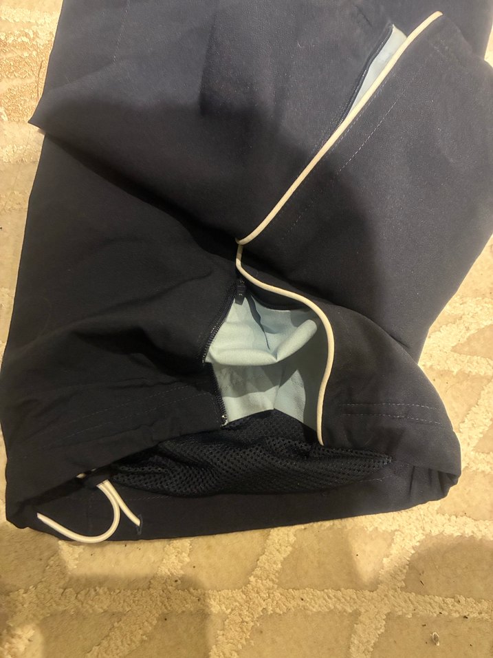 Mavi lacivert Fermuarlı Erkek Eşofman Takımı - Görsel 3