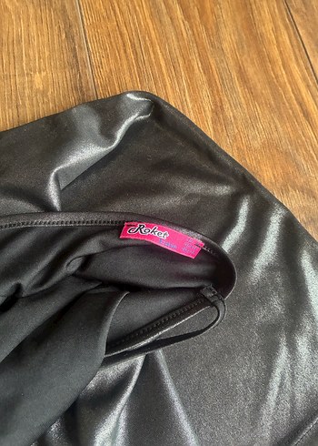 Parlak Antrasit Straplez Kadın Atlet - Görsel 3