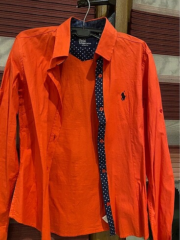 KIRMIZI POLO RALPH LAUREN GÖMLEK