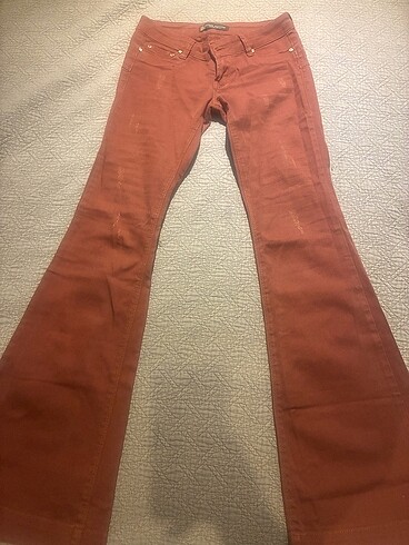 HOME STORE KAHVERENGİ İSPANYOL JEANS