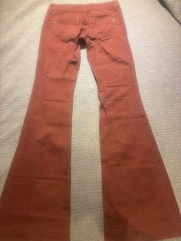 xs Beden kahverengi Renk HOME STORE KAHVERENGİ İSPANYOL JEANS