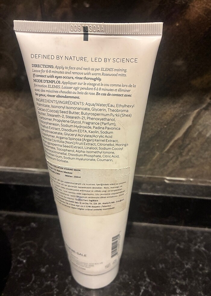 ELEMIS KOLAJEN YÜZ MASKESİ 250 ML - Görsel 2