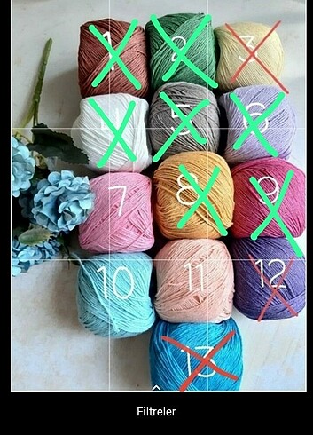Sadece no 7 , 10 , 11 kalmistir