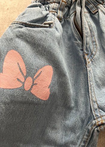 8 Yaş Beden Zara kız çocuk Mavi Kot Pantolon