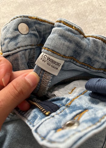 Lcwaikiki Düğmeli kız çocuk Kot Pantolon