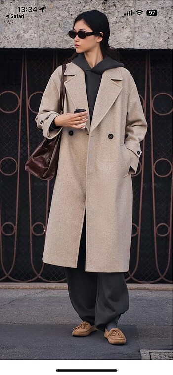 xs Beden Zara kaban