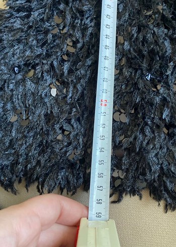 Siyah Nakışlı Midi Kısa Kollu Kadın Elbise - Görsel 3