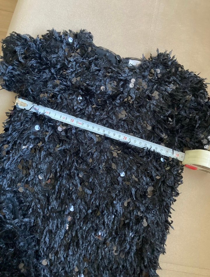 Siyah Nakışlı Midi Kısa Kollu Kadın Elbise - Görsel 2