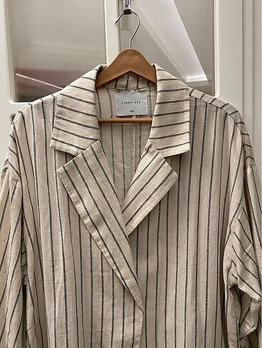 Jimmy Key Jimmy Key İnce Keten Blazer Ceket