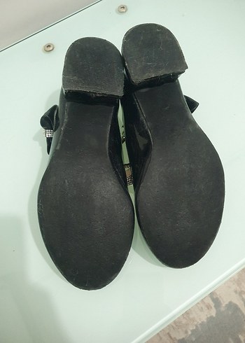 Kız Çocuk Siyah Rugan Ayakkabı - Görsel 5