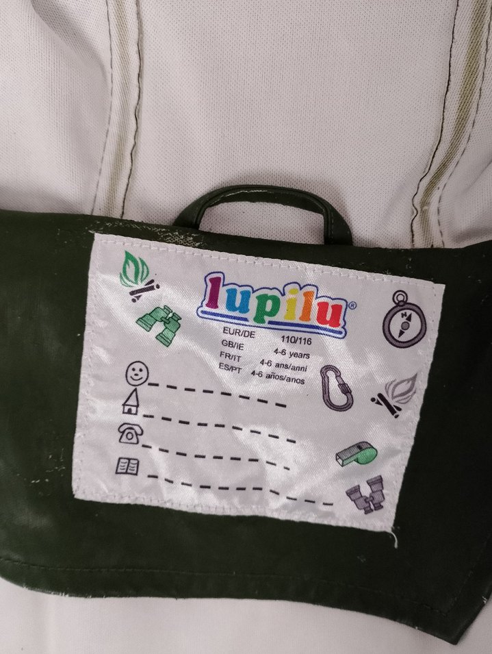 Erkek Çocuk Kapüşonlu Yeşil Yağmurluk - Görsel 5