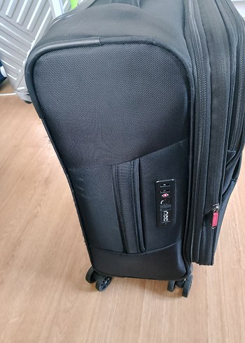 delsey kumaş kabin boy valiz - Görsel 3