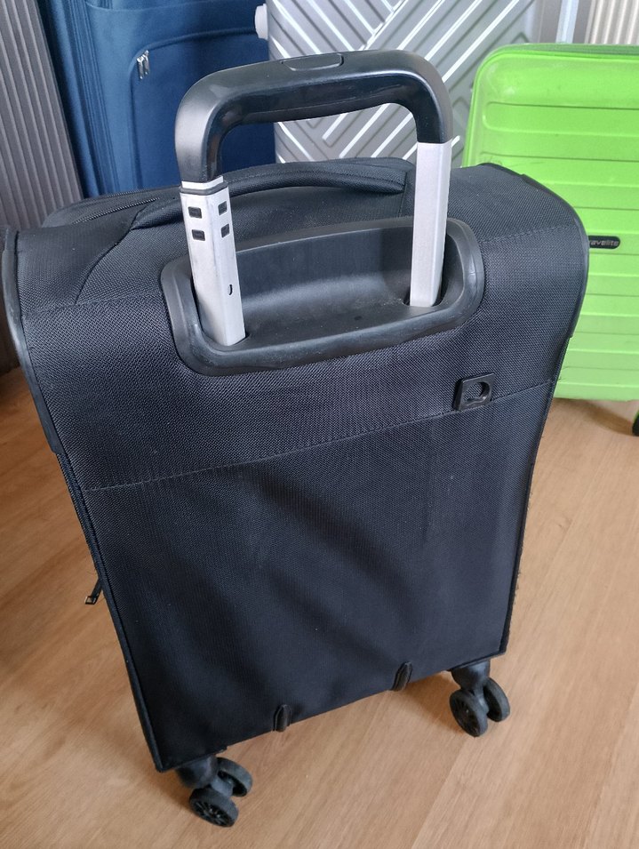 delsey kumaş kabin boy valiz - Görsel 4