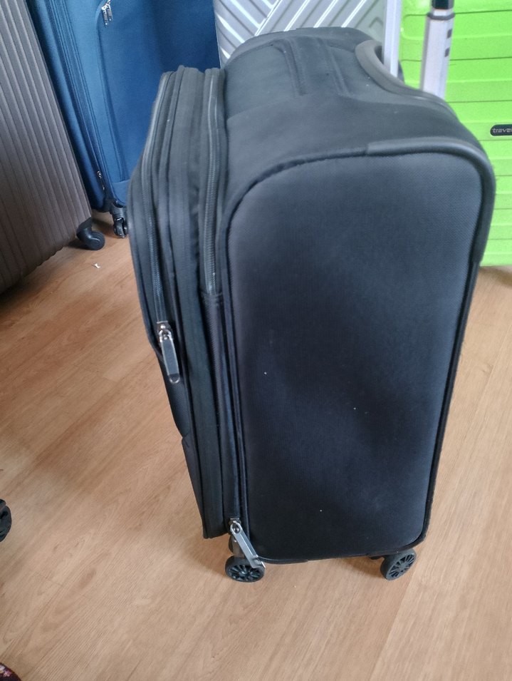 delsey kumaş kabin boy valiz - Görsel 5