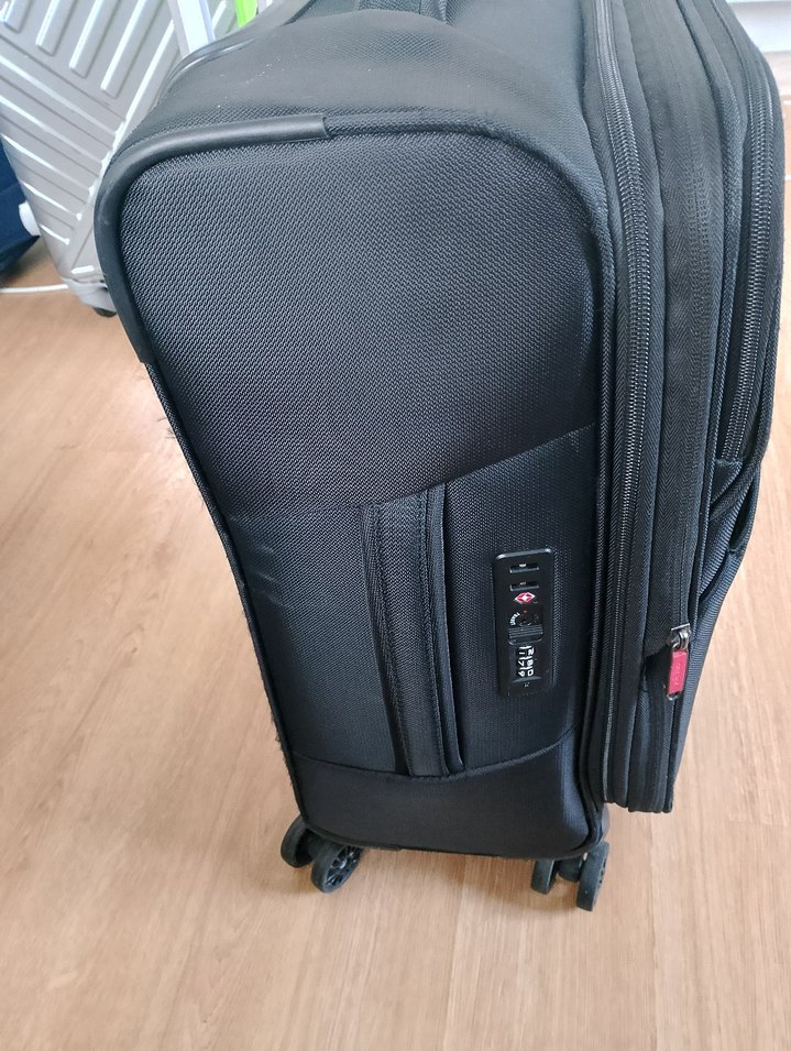 delsey kumaş kabin boy valiz - Görsel 3