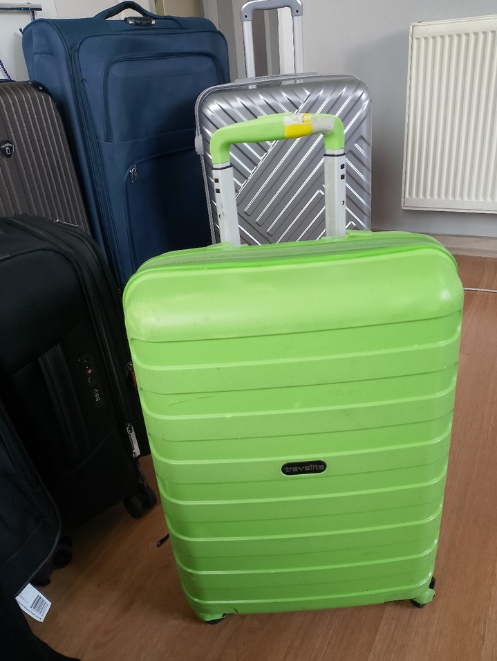 Yeşil kabin boy valiz - Görsel 2