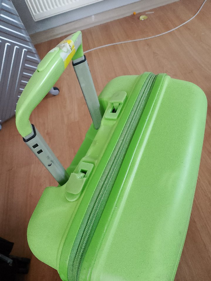 Yeşil kabin boy valiz - Görsel 3