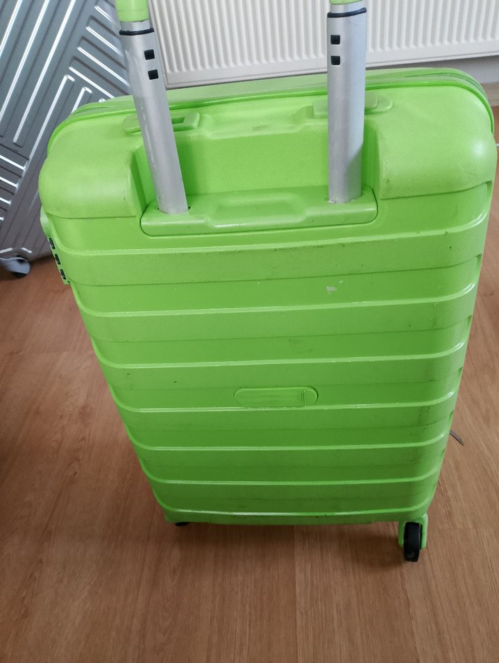 Yeşil kabin boy valiz - Görsel 4