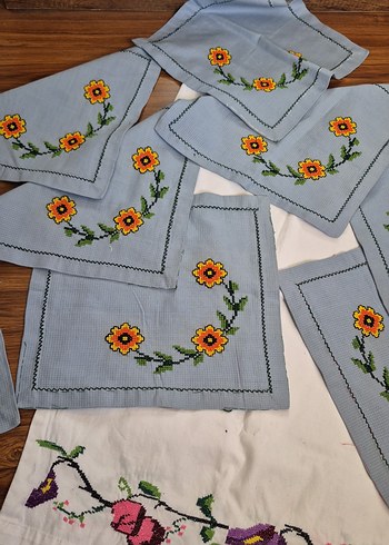 Nakışlı Bohem Gri Çok Renkli peceteler - Görsel 2