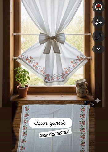 Kanavice uzun yastık - Görsel 6