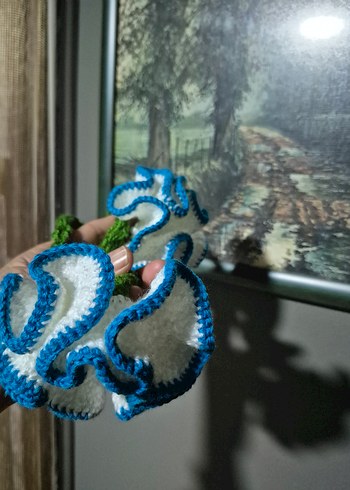 Renkli Mavi Banyo Süngeri - Görsel 2