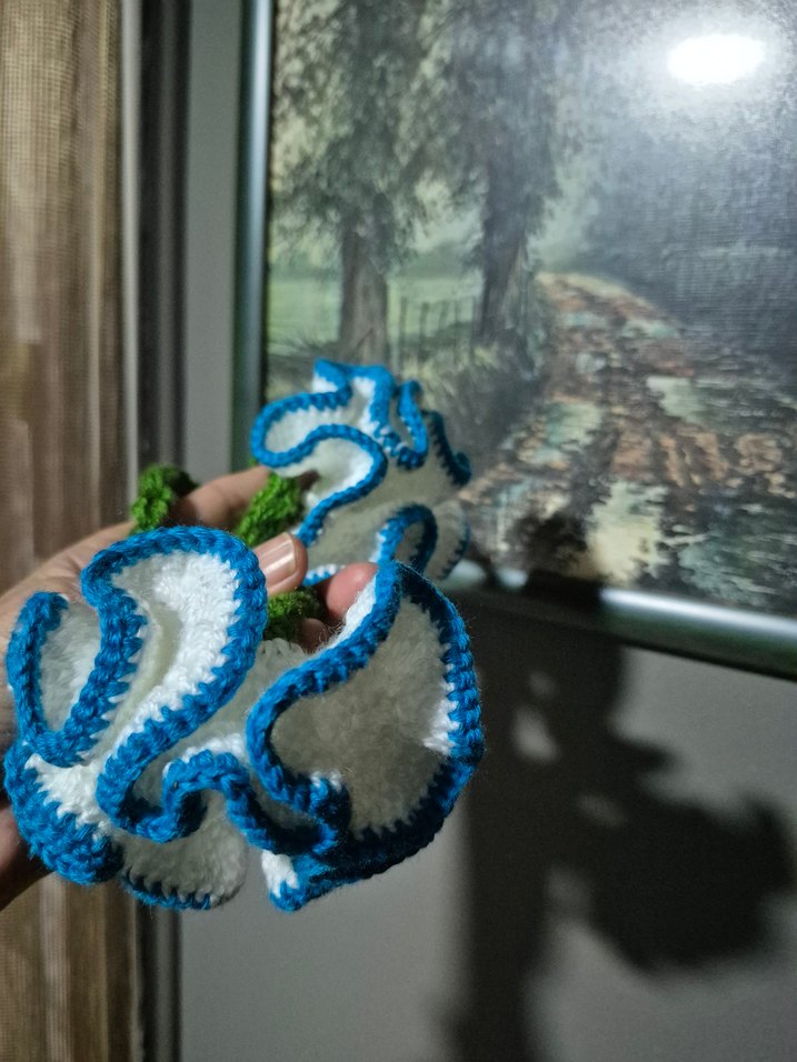 Renkli Mavi Banyo Süngeri - Görsel 2