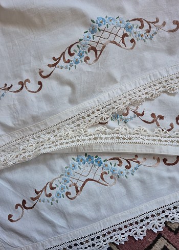 Mavi Nakışlı Geleneksel SARMA ETEK - Görsel 2