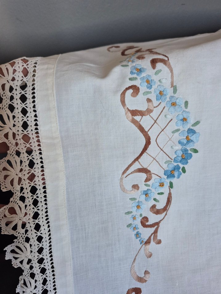 Mavi Nakışlı Geleneksel SARMA ETEK - Görsel 3