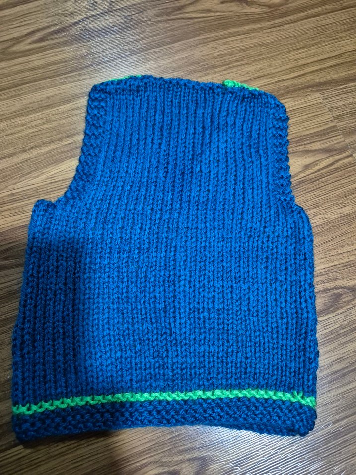 Yeşil Örgü Erkek Çocuk Süveter - Görsel 2