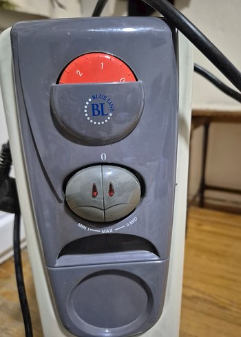 Beyaz ve Gri Elektrikli Radyatör Isıtıcı - Görsel 6