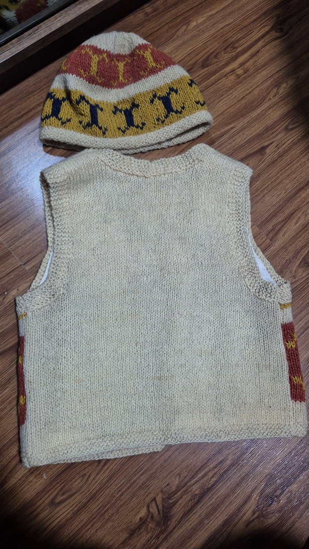 Bohem Tarz Erkek Çocuk Örgü Yelek - Görsel 4