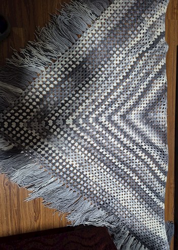 Gri Örgü ŞAL - Görsel 2