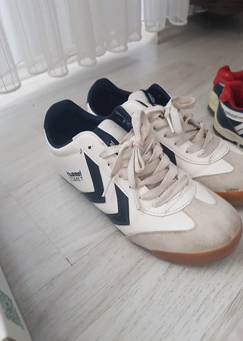 Hummel Beyaz Spor Ayakkabı Velcro Detaylı