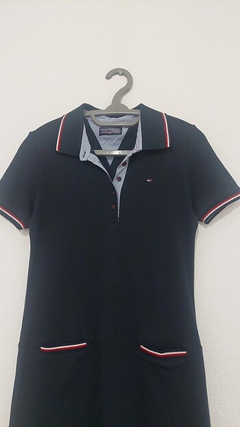 Tommy Hilfiger Polo yaka spor rahat elbise
