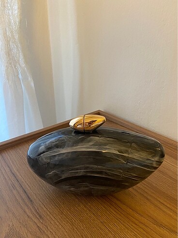 Diğer Clutch çanta davetler için şık siyah