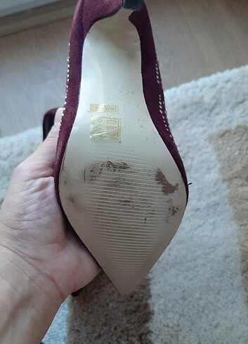 Zara Süet bordo stiletto