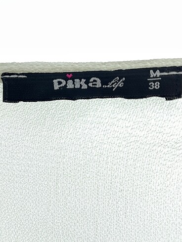 m Beden beyaz Renk PreLoved Bluz %70 İndirimli.