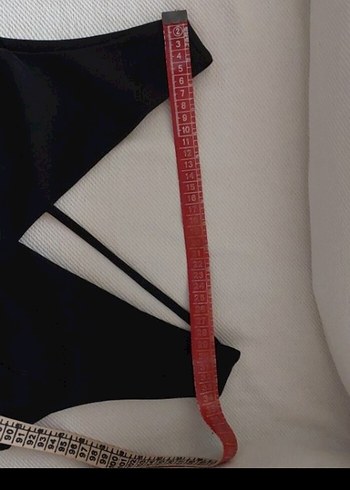 Siyah V Yaka Midi Elbise - Görsel 10