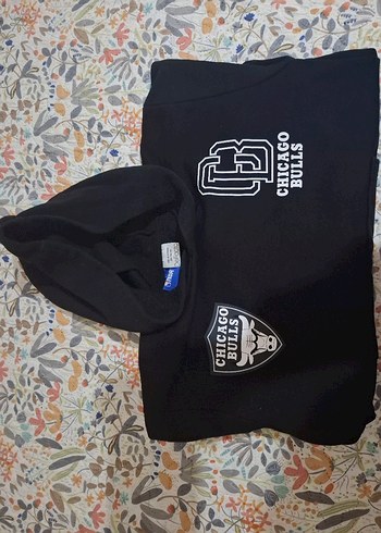 Siyah Kapüşonlu Erkek Sweatshirt - Görsel 4