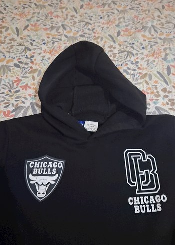 Siyah Kapüşonlu Erkek Sweatshirt - Görsel 2