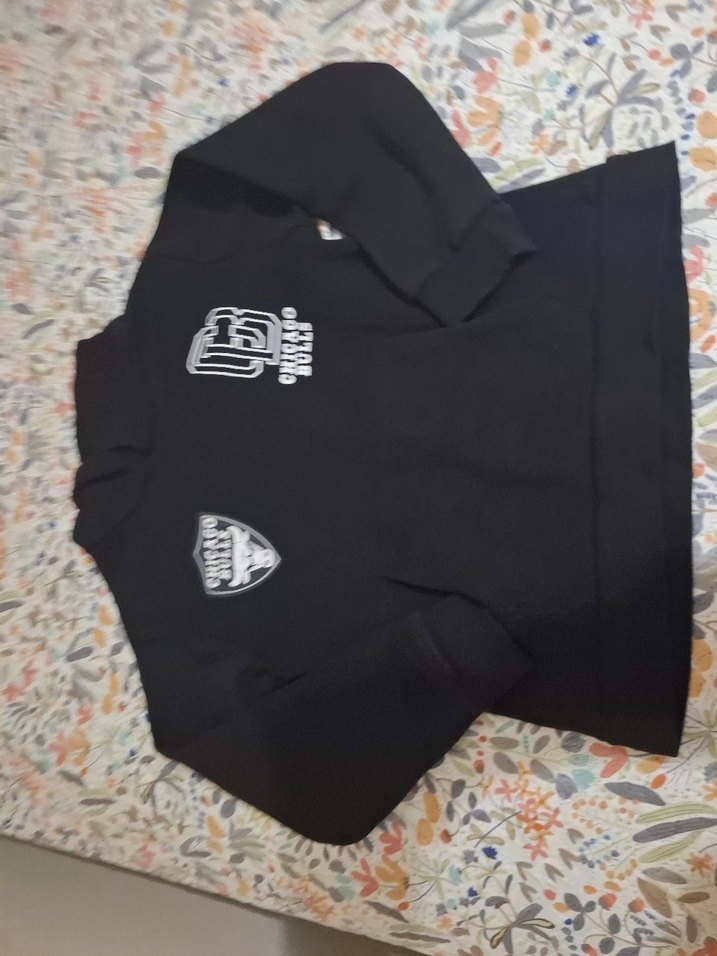Siyah Kapüşonlu Erkek Sweatshirt - Görsel 5