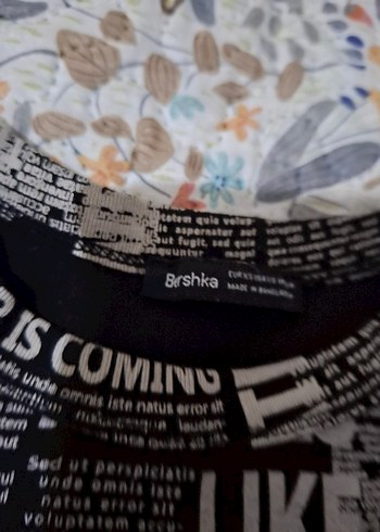 Kız Çocuk Gri Baskılı Uzun Kollu Tişört - Görsel 7