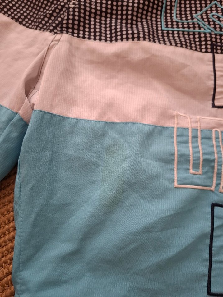 Erkek Mavi Mini Şort Mayo - Görsel 4