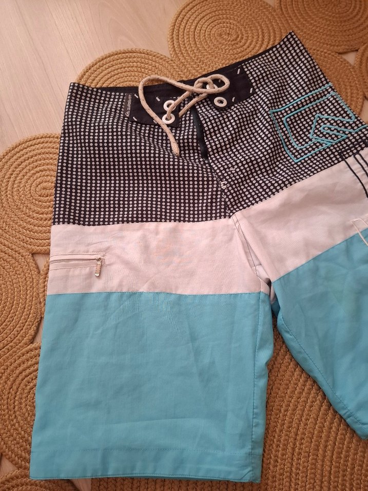 Erkek Mavi Mini Şort Mayo - Görsel 3