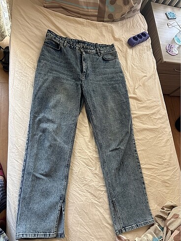 Trendyol curve straight paça jean